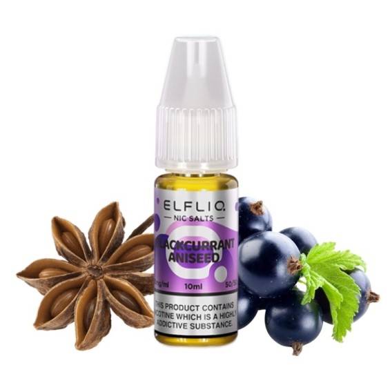 Elfliq - Blackcurrant Aniseed Orjinal Salt Likit
