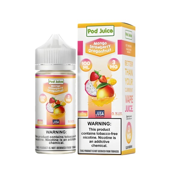 Pod Juice - Mango Strawberry Dragonfruit Orjinal E-Likit