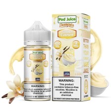 Pod Juice - Desserts Golden Custard Orjinal E-Likit