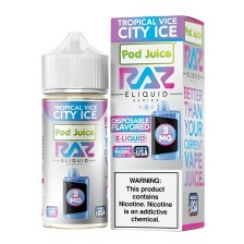 Pod Juice - X Raz - Tropical Vice City Ice Orjinal E-Likit