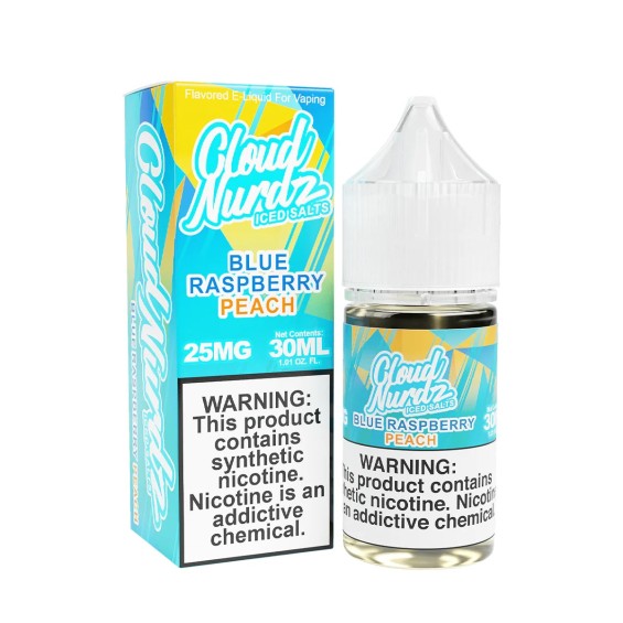 Cloud Nurdz - Blue Raspberry Peach Iced
